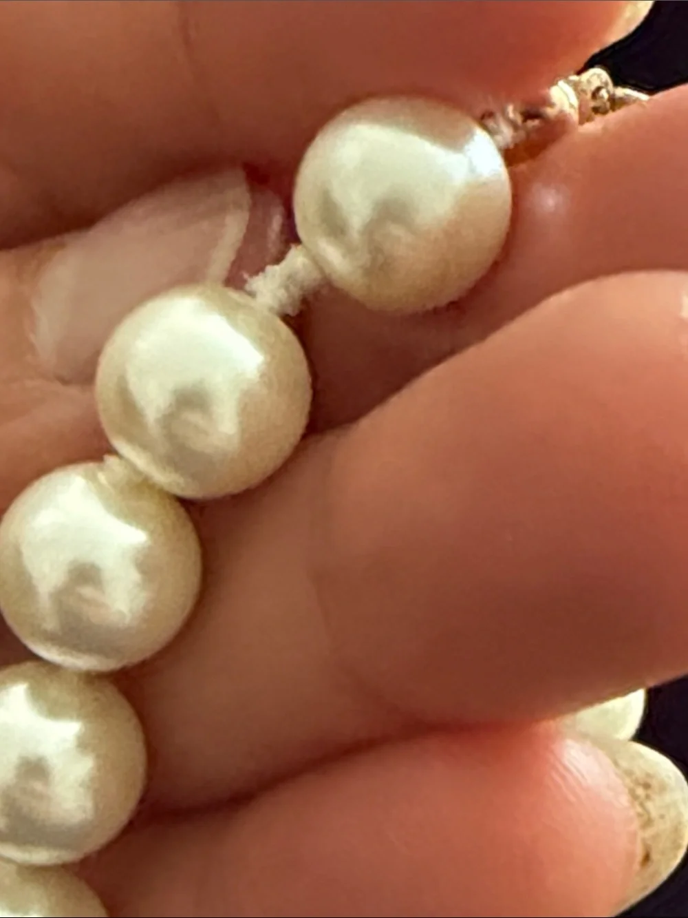 Chanel Pearl Charm Bracelet in Ivory and Gold